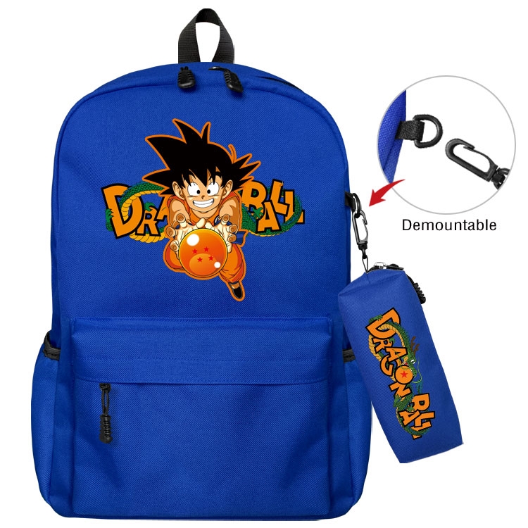 DRAGON BALL Anime student school bag backpack Pencil Bag combination