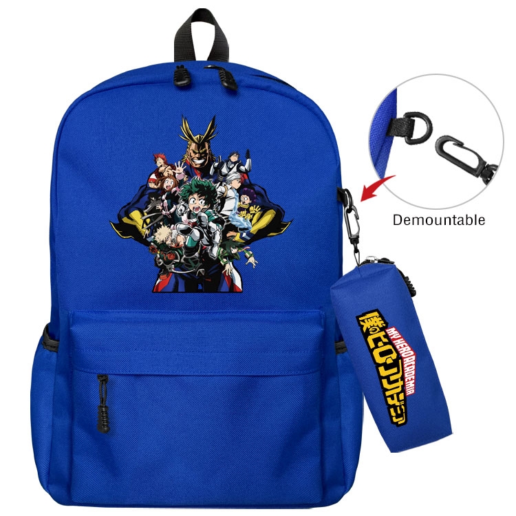 My Hero Academia Roblox  Anime student school bag backpack Pencil Bag combination