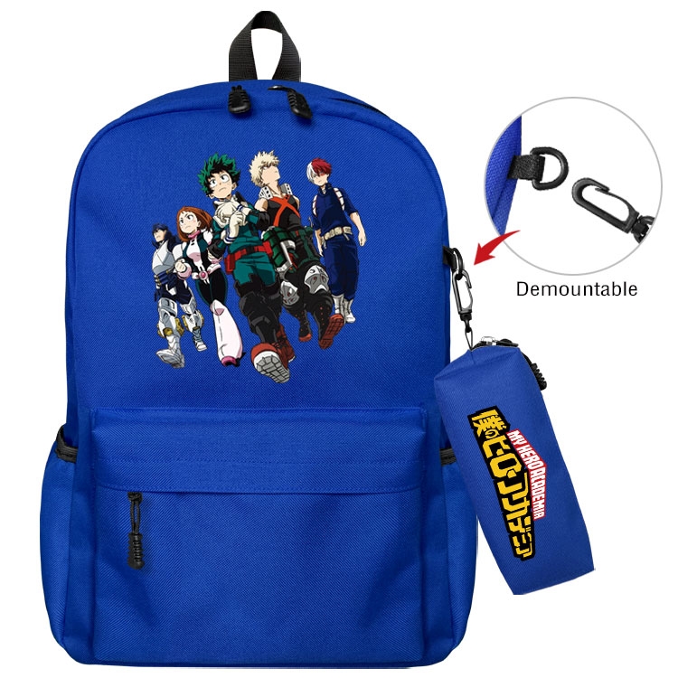 My Hero Academia Roblox  Anime student school bag backpack Pencil Bag combination