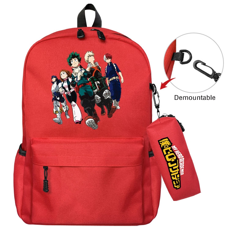 My Hero Academia Roblox  Anime student school bag backpack Pencil Bag combination