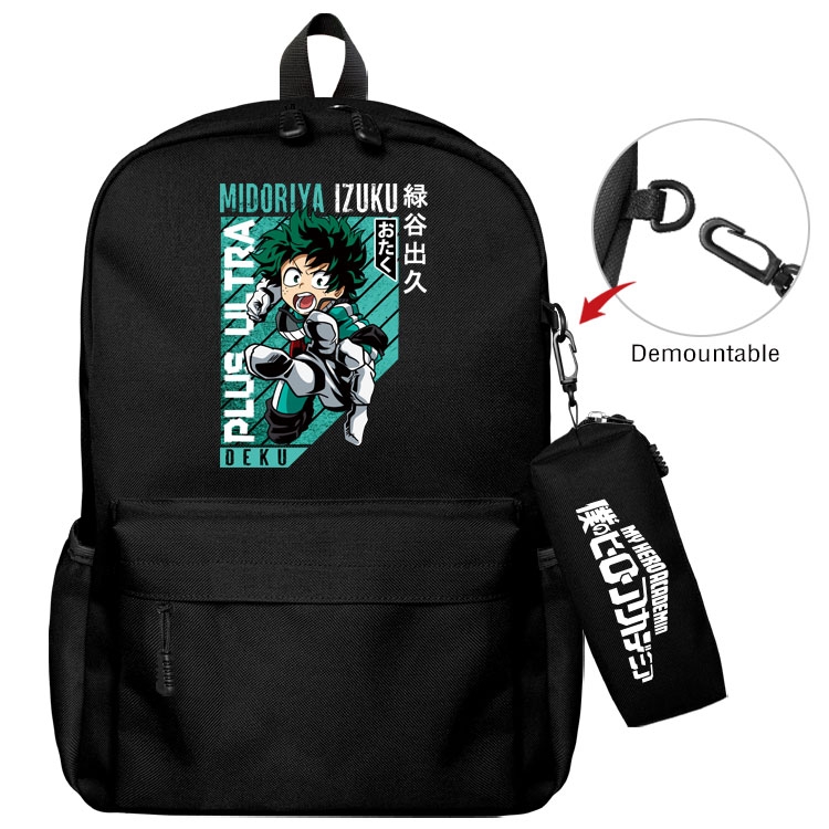 My Hero Academia Roblox  Anime student school bag backpack Pencil Bag combination