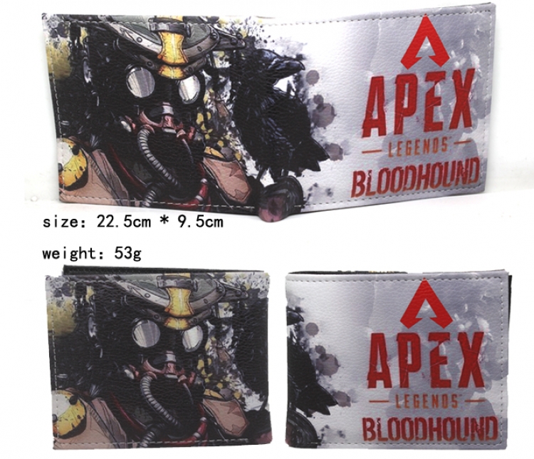 Apex Legends Apex Legends PU short two fold Wallet 9.5X23.5CM 86G