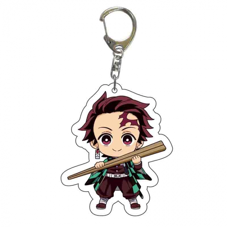 Demon Slayer Kimets Anime acrylic Key Chain price for 5 pcs 5543