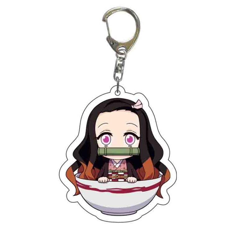 Demon Slayer Kimets Anime acrylic Key Chain price for 5 pcs 5546