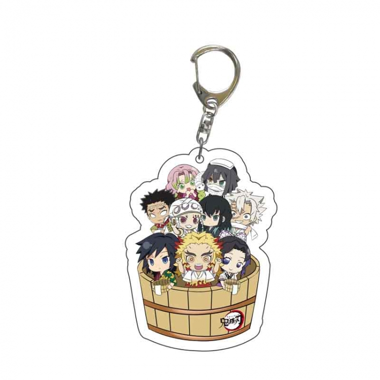 Demon Slayer Kimets Anime acrylic Key Chain price for 5 pcs 6272