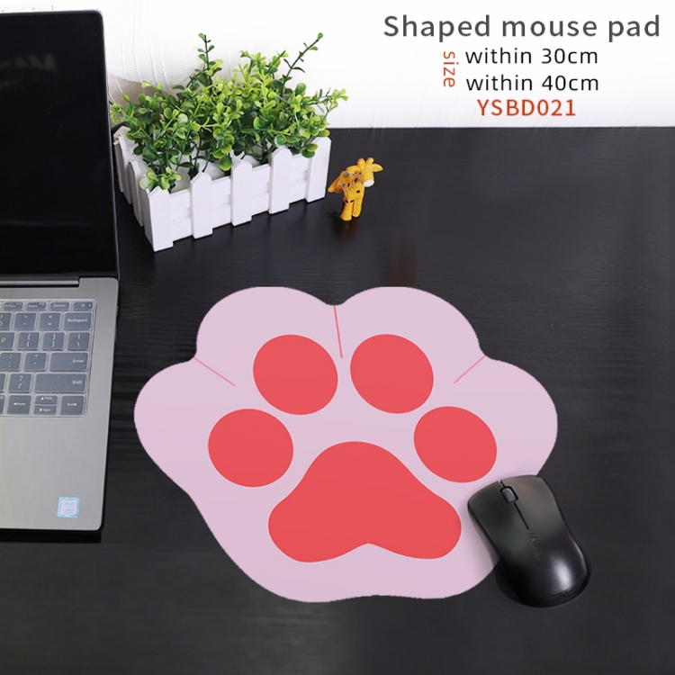Cat paw personality alien mouse pad 40cm  YSBD021