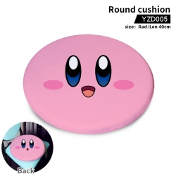 Kirby anime round cushion