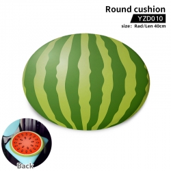 Watermelon fruit round cushion...