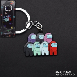 Among us Game cartoon keychain...