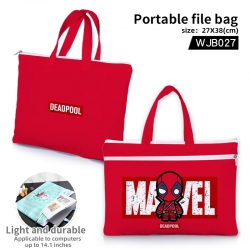 Deadpool portable file bag Han...