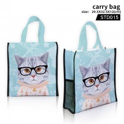 Cat animal carry bag  tote bag...