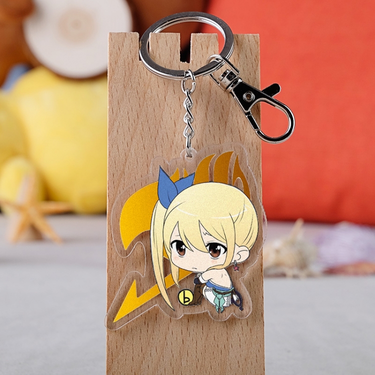 Fairy tail Anime acrylic Key Chain  price for 5 pcs 3064