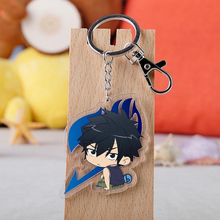 Fairy tail Anime acrylic Key Chain  price for 5 pcs 3065