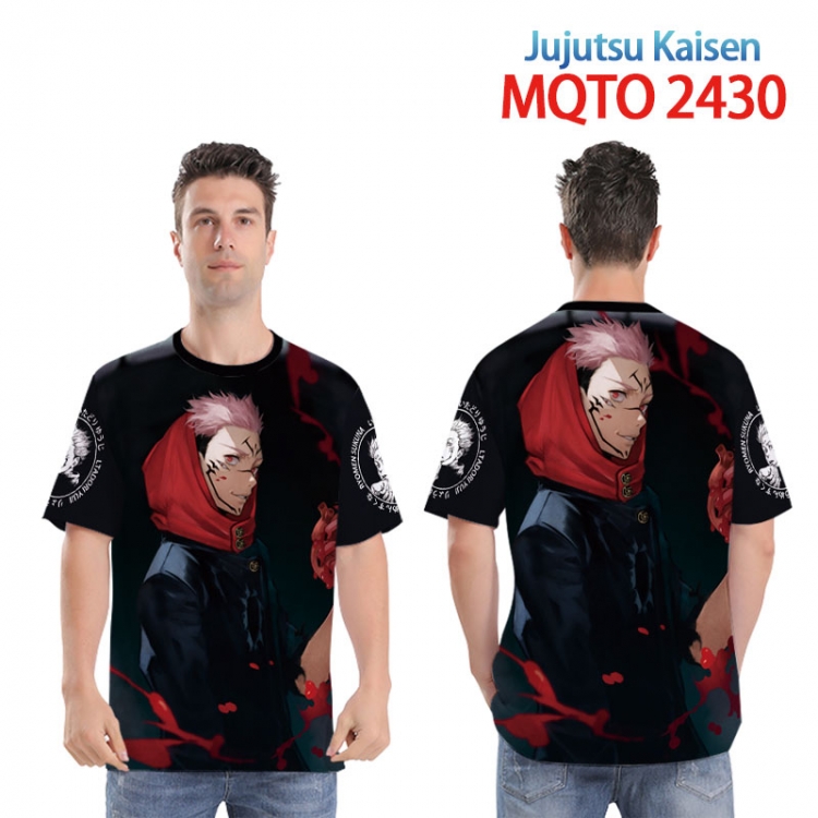 Jujutsu Kaisen Full color printed short sleeve T-shirt 2XS-4XL, 9 sizes MQTO2430