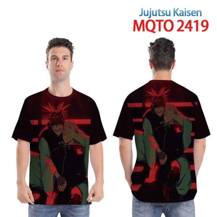 Jujutsu Kaisen Full color printed short sleeve T-shirt 2XS-4XL, 9 sizes MQTO2419