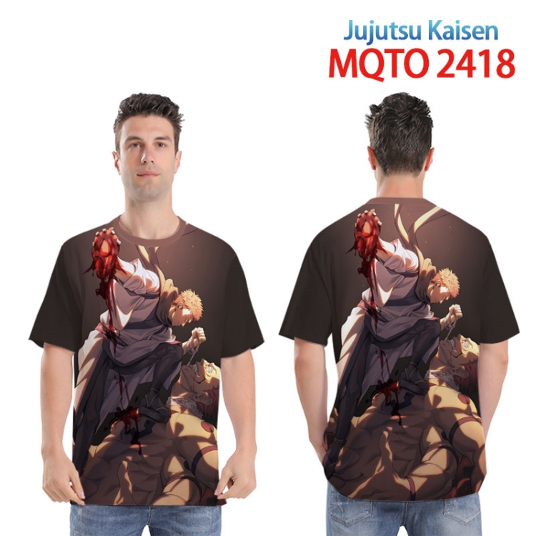 Jujutsu Kaisen Full color printed short sleeve T-shirt 2XS-4XL, 9 sizes MQTO2418