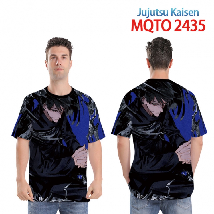 Jujutsu Kaisen Full color printed short sleeve T-shirt 2XS-4XL, 9 sizes MQTO2435