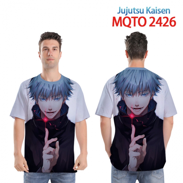 Jujutsu Kaisen Full color printed short sleeve T-shirt 2XS-4XL, 9 sizes MQTO2426