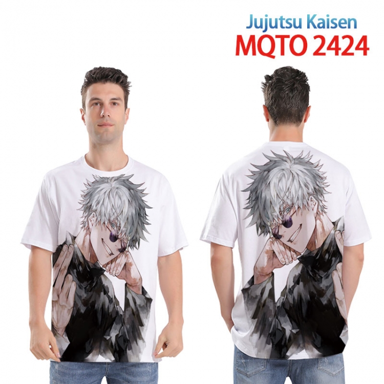 Jujutsu Kaisen Full color printed short sleeve T-shirt 2XS-4XL, 9 sizes MQTO2424