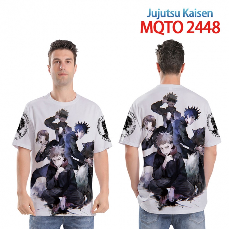 Jujutsu Kaisen Full color printed short sleeve T-shirt 2XS-4XL, 9 sizes MQTO2448