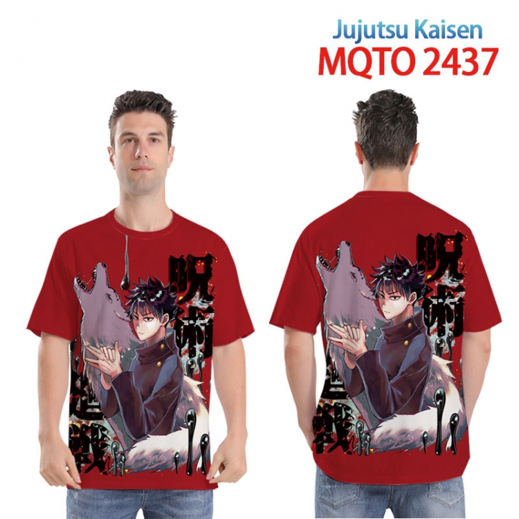 Jujutsu Kaisen Full color printed short sleeve T-shirt 2XS-4XL, 9 sizes MQTO2437