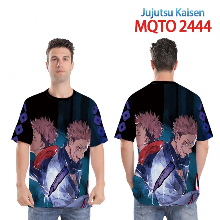 Jujutsu Kaisen Full color printed short sleeve T-shirt 2XS-4XL, 9 sizes MQTO2444