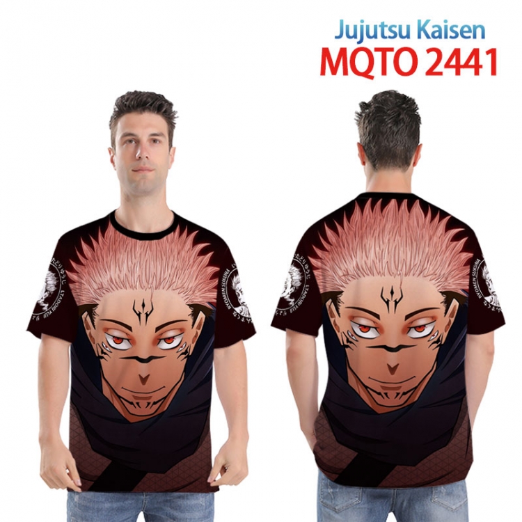 Jujutsu Kaisen Full color printed short sleeve T-shirt 2XS-4XL, 9 sizes MQTO2441