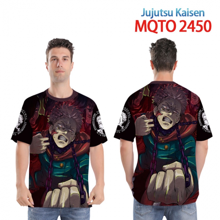 Jujutsu Kaisen Full color printed short sleeve T-shirt 2XS-4XL, 9 sizes MQTO2450