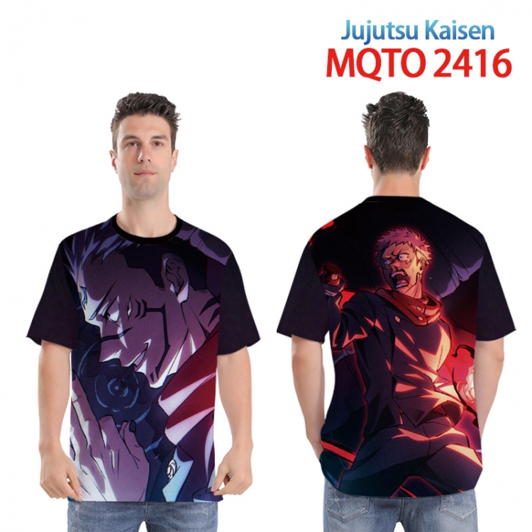 Jujutsu Kaisen Full color printed short sleeve T-shirt 2XS-4XL, 9 sizes MQTO2416