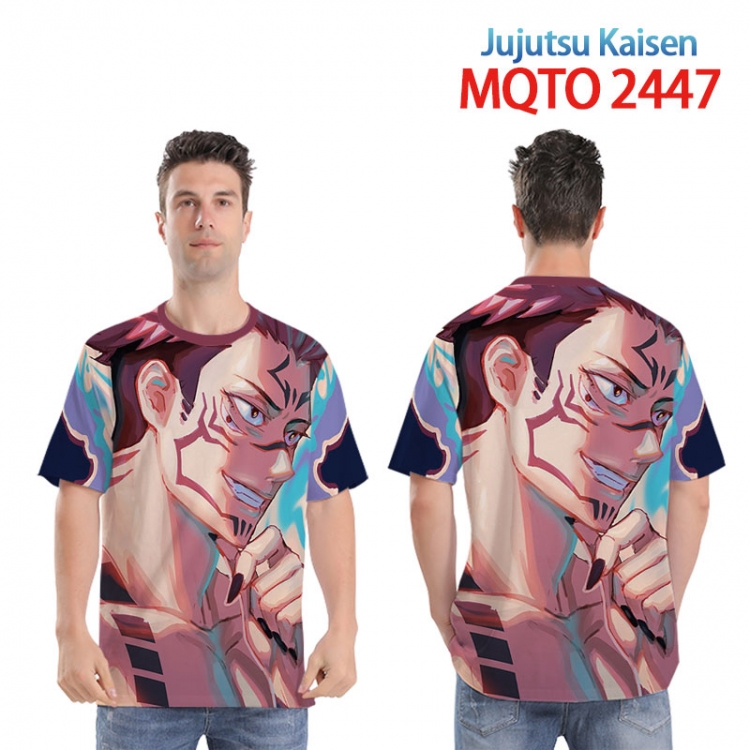 Jujutsu Kaisen Full color printed short sleeve T-shirt 2XS-4XL, 9 sizes MQTO2447