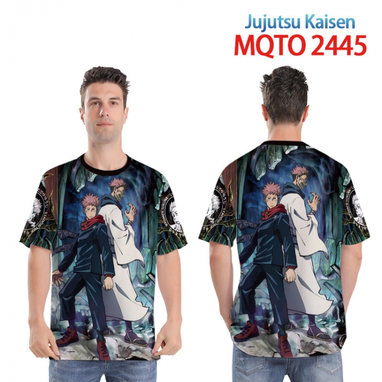 Jujutsu Kaisen Full color printed short sleeve T-shirt 2XS-4XL, 9 sizes MQTO2445