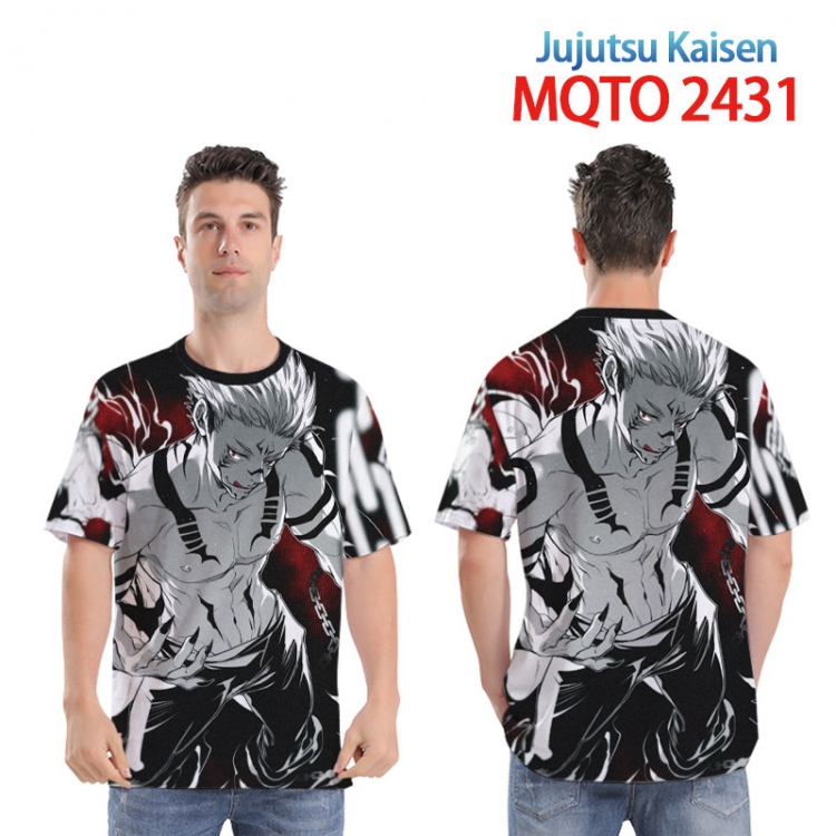 Jujutsu Kaisen Full color printed short sleeve T-shirt 2XS-4XL, 9 sizes MQTO2431