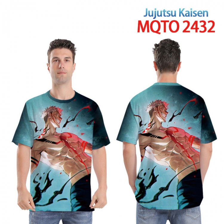 Jujutsu Kaisen Full color printed short sleeve T-shirt 2XS-4XL, 9 sizes MQTO2432