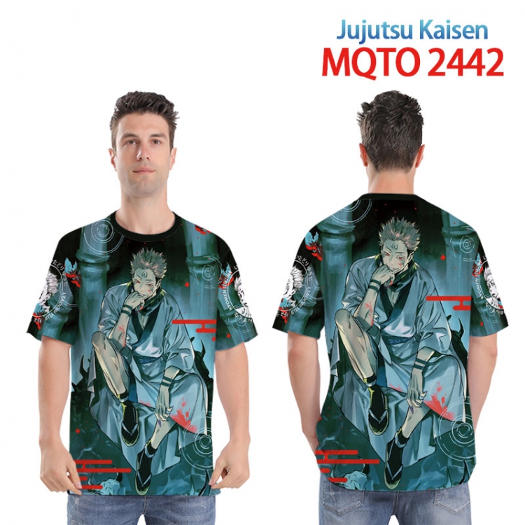 Jujutsu Kaisen Full color printed short sleeve T-shirt 2XS-4XL, 9 sizes MQTO2442