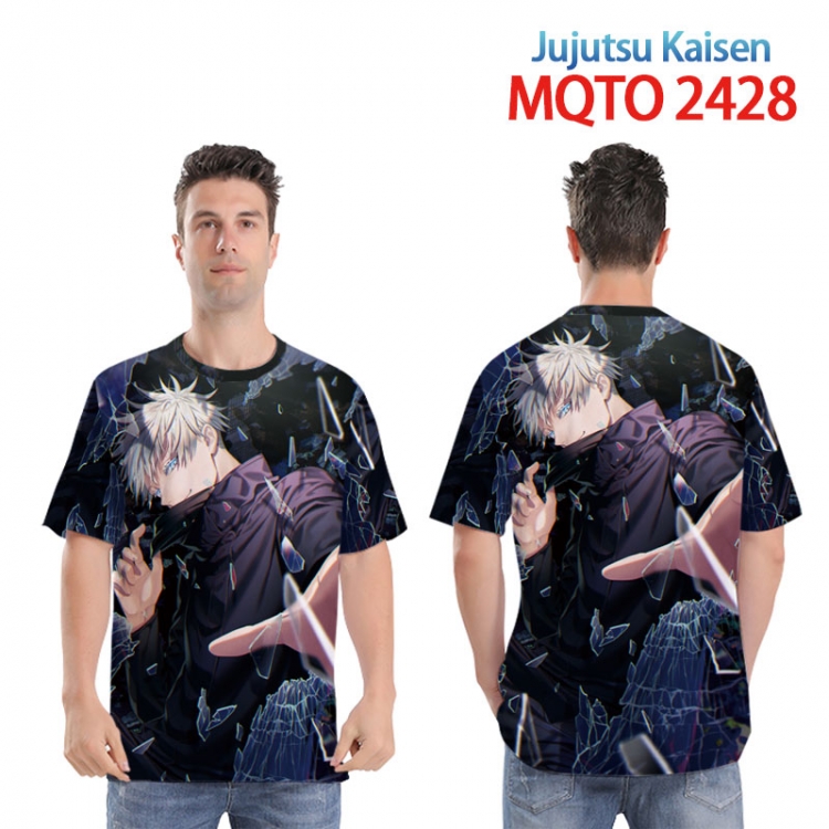 Jujutsu Kaisen Full color printed short sleeve T-shirt 2XS-4XL, 9 sizes MQTO2428