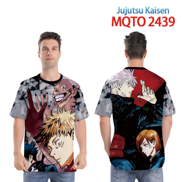 Jujutsu Kaisen Full color printed short sleeve T-shirt 2XS-4XL, 9 sizes MQTO2439