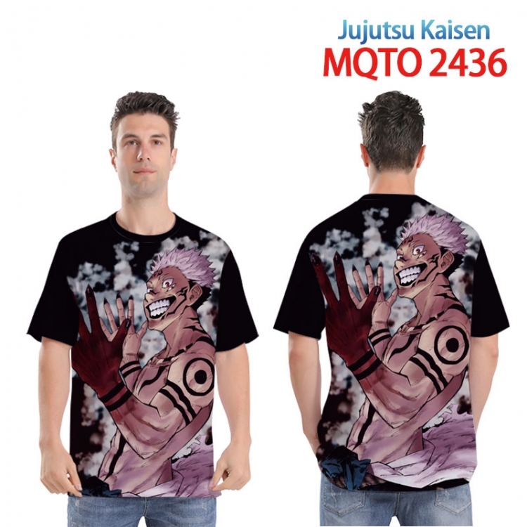 Jujutsu Kaisen Full color printed short sleeve T-shirt 2XS-4XL, 9 sizes MQTO2436