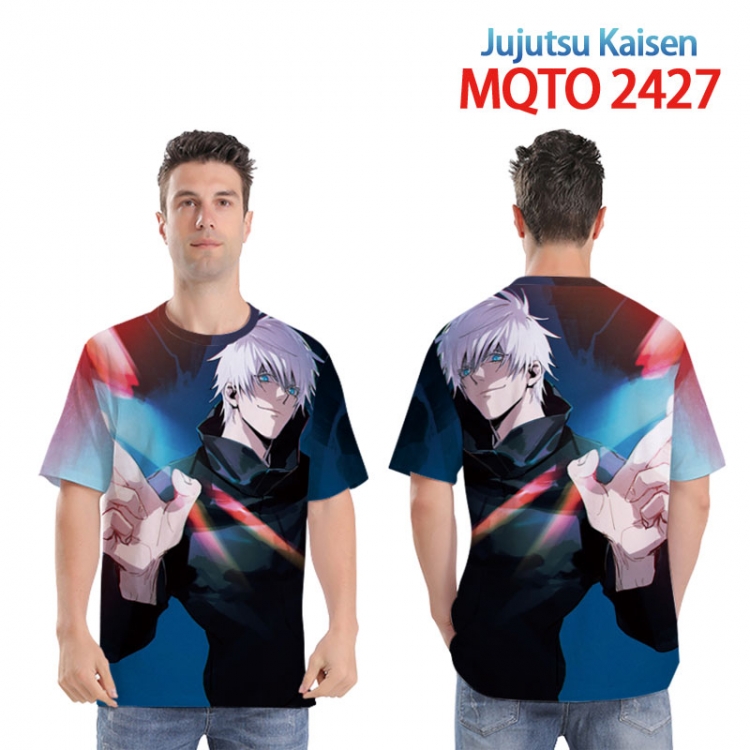 Jujutsu Kaisen Full color printed short sleeve T-shirt 2XS-4XL, 9 sizes MQTO2427