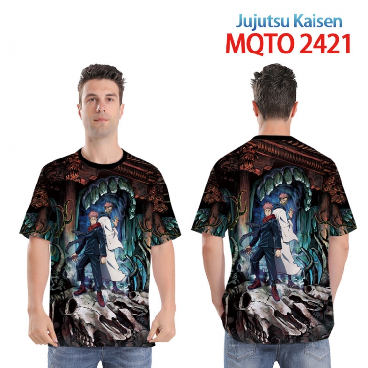 Jujutsu Kaisen Full color printed short sleeve T-shirt 2XS-4XL, 9 sizes MQTO2421