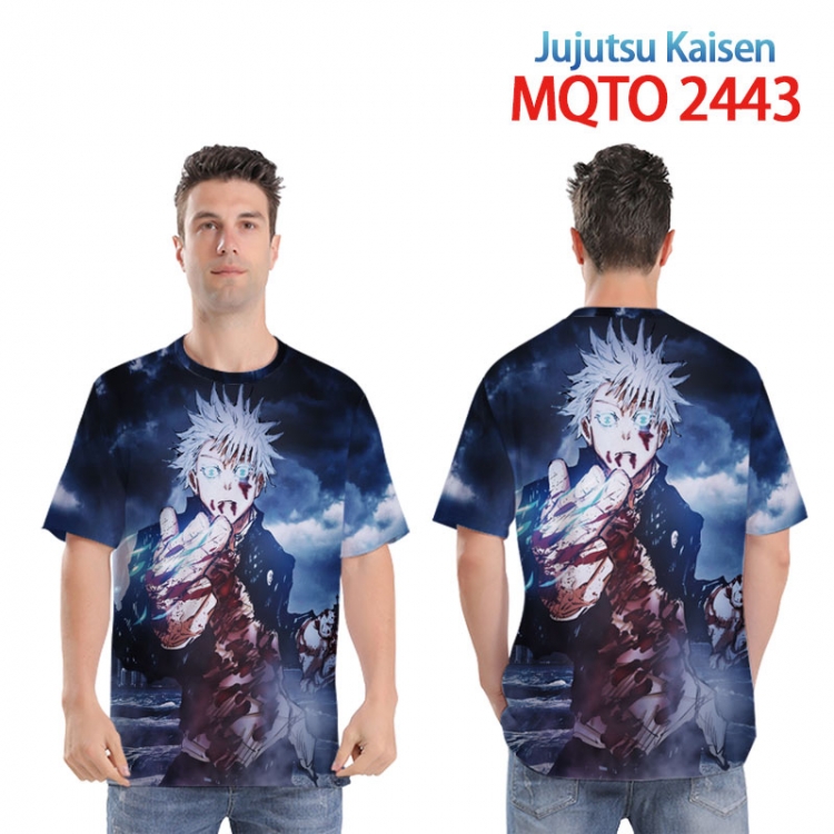 Jujutsu Kaisen Full color printed short sleeve T-shirt 2XS-4XL, 9 sizes MQTO2443