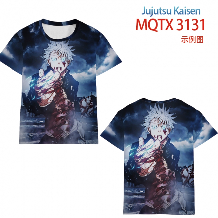 Jujutsu Kaisen full color printed short-sleeved T-shirt from 2XS to 5XL MQTX3131