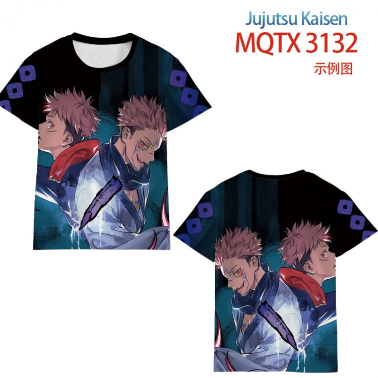 Jujutsu Kaisen full color printed short-sleeved T-shirt from 2XS to 5XL MQTX3132