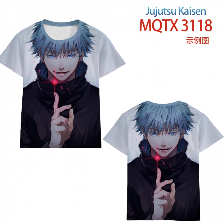 Jujutsu Kaisen full color printed short-sleeved T-shirt from 2XS to 5XL MQTX3118