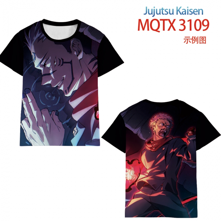 Jujutsu Kaisen full color printed short-sleeved T-shirt from 2XS to 5XL MQTX3109