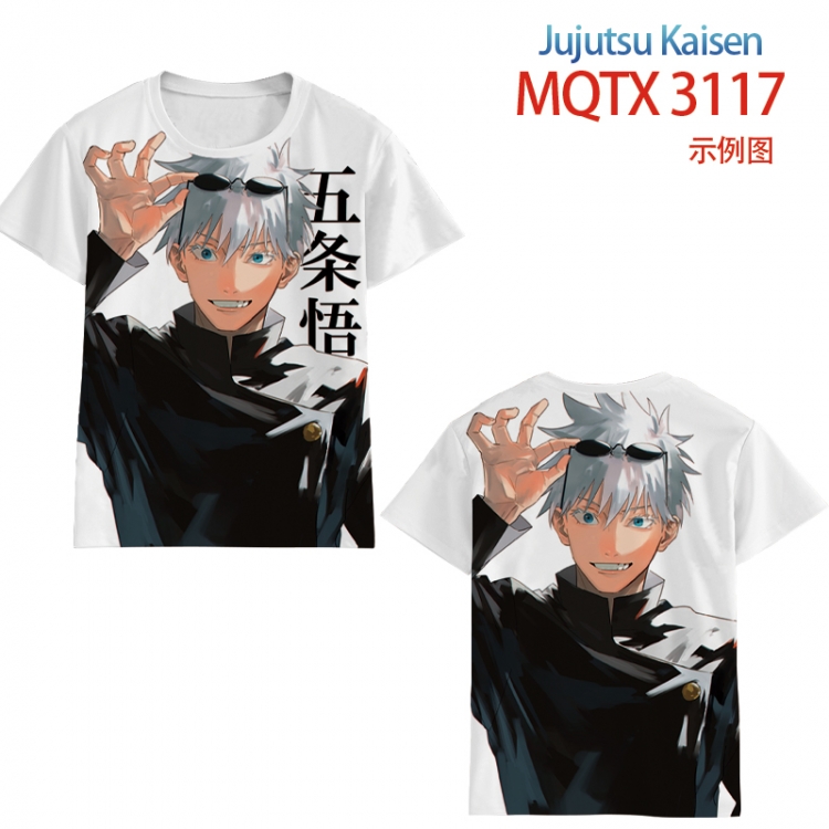 Jujutsu Kaisen full color printed short-sleeved T-shirt from 2XS to 5XL MQTX3117