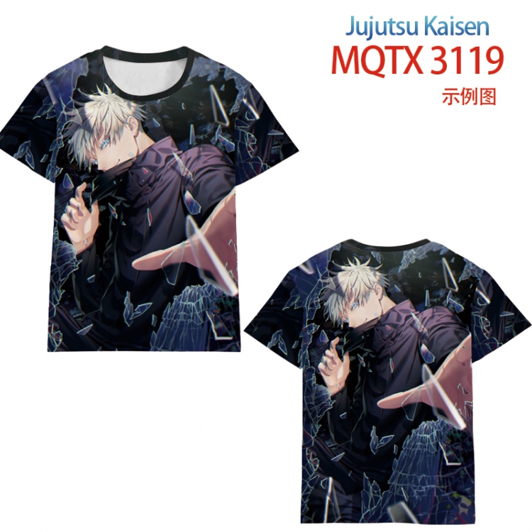 Jujutsu Kaisen full color printed short-sleeved T-shirt from 2XS to 5XL MQTX3119