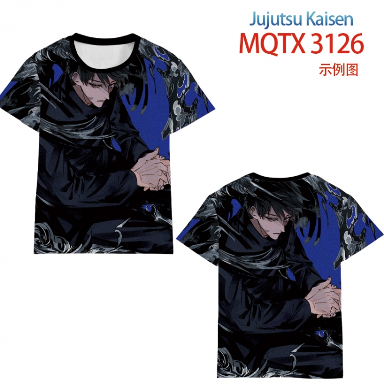 Jujutsu Kaisen full color printed short-sleeved T-shirt from 2XS to 5XL MQTX3126