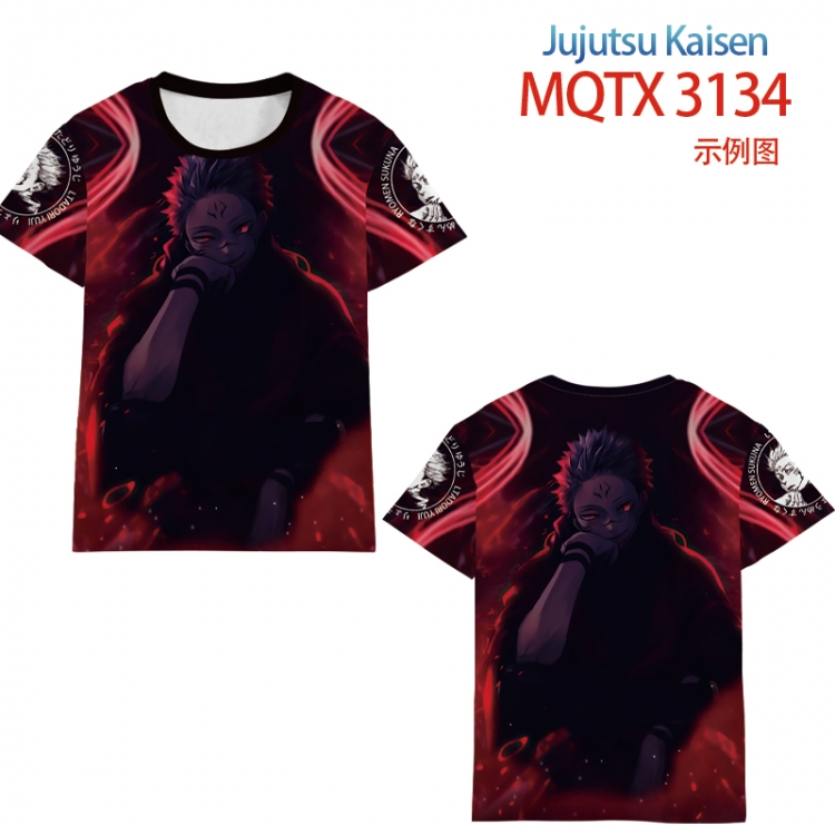 Jujutsu Kaisen full color printed short-sleeved T-shirt from 2XS to 5XL MQTX3134