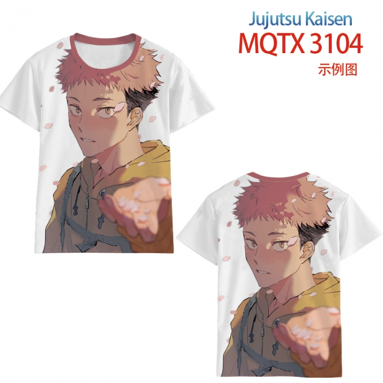 Jujutsu Kaisen full color printed short-sleeved T-shirt from 2XS to 5XL MQTX3104