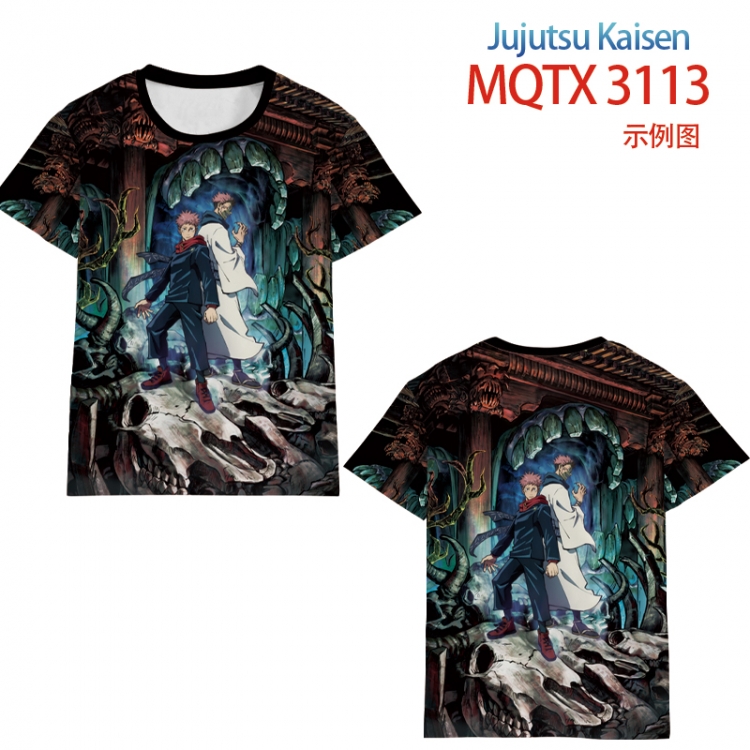 Jujutsu Kaisen full color printed short-sleeved T-shirt from 2XS to 5XL MQTX3113